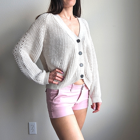 Oversized Knitted Cardigan - Picture 2 of 4